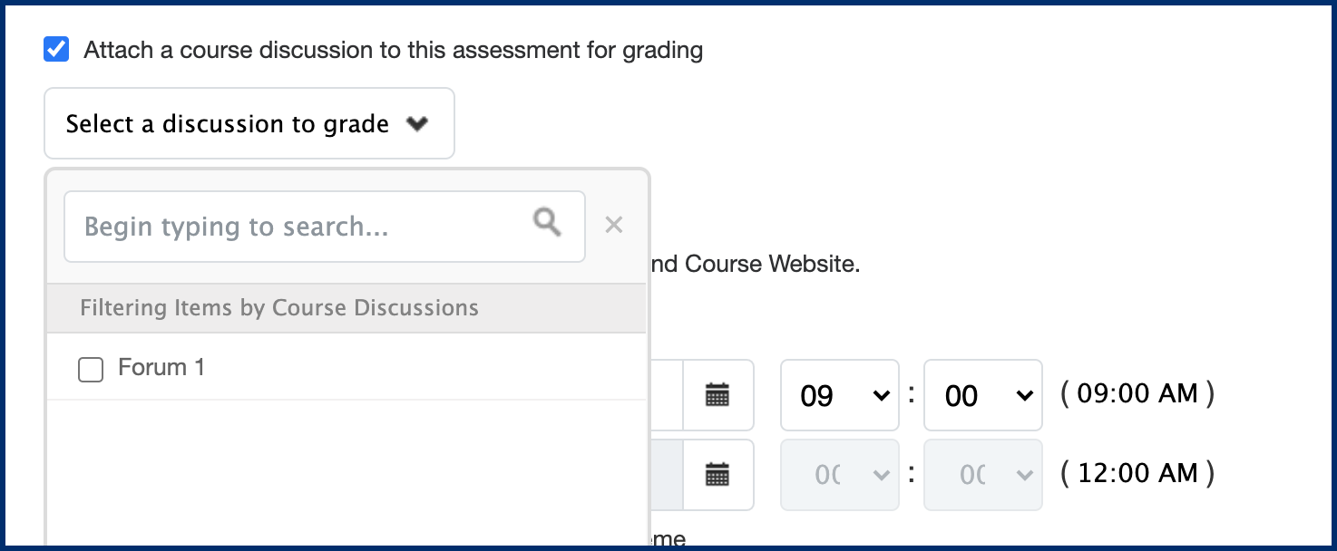 Creating Gradebook Assessments
